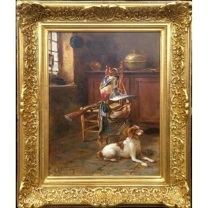 Retour De Chasse By René Louis Chrétien (1867-1945)