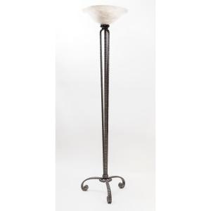 Superb Art Deco Floor Lamp By Edgar Brandt (1880 - 1960)