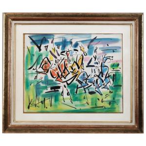 Horse Race - By Gen Paul ( 1895 -1975)