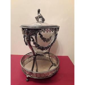 Drageoir In Silver Directoire Period Paris 1793 Goldsmith Legay In Paris