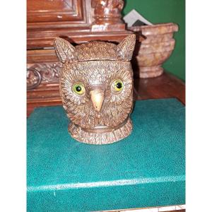 Chousy Le Roi Ceramic Owl Tobacco Pot?