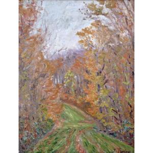 Pozier Jacinthe (1844-1915) "undergrowth / House In Brittany" Pont Aven Eragny Paris Pissarro