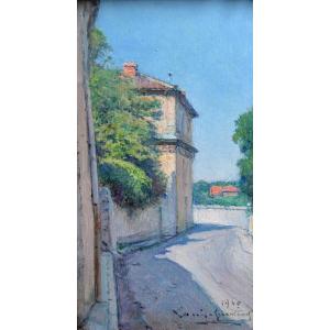 Gautier Louis (1855-1947) "the Pavillon Vendôme, Rue De La Molle In Aix-en-provence" Cézanne Paris