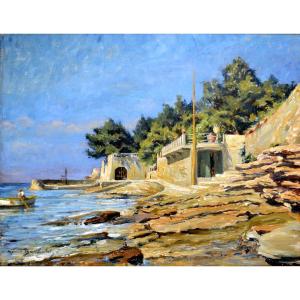 Marius Barthalot (1861-1955) "cap Saint-louis, Les Lecques To Saint-cyr-sur-mer (var)" Provence