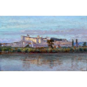 Saïn Paul (1853-1908) "fort Saint-andré In Villeneuve Lez Avignon" Provence Paris France Castel