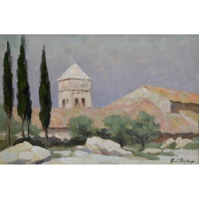 Printemps René (1911-1985) "saint Paul De Mausole In Saint Rémy De Provence" Alpilles Van Gogh Amsterdam