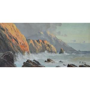 Faget Germain Pierre (1890-1961) "the Gulf Of Porto, Corsica" Piana Paris Bordeaux French Paris