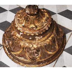 Console D Applique Carved Wood