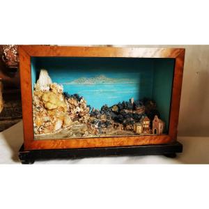 Diorama Reconstruction Seaside Landscape