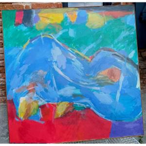Modern Painting Signed Cogne