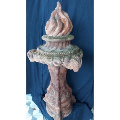 18th C. Terracotta Firepot