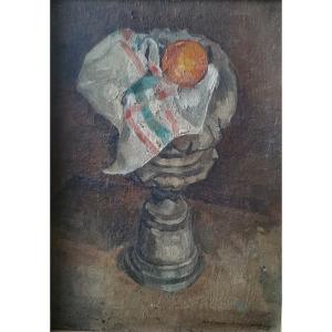 Fruit And Torchon Cup By Jacques Despierre.