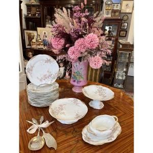 Porcelain Dessert Service From The Alfred Hache Factory 