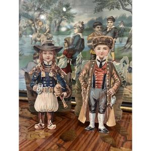 2 Old System Chromos From Bon Marché