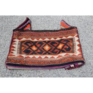 Kilim Rug Cradle - Bag - Gashgai Tribes - "galerie Sardje"