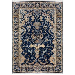 Oriental Rug Iran Kashan : 2.02 X 1.42 Meters - Wool And Silk- "galerie Sardje"