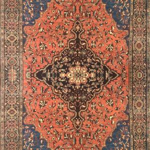 Antique Iranian Sarouk Oriental Rug: 1.25 X 2.05 Meters - "galerie Sardje"
