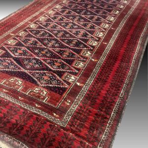 Persian Oriental Rug, Beloutch : 1.15 X 2.20 Mètres