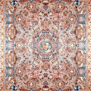 Oriental Kashmar Iran Wool Carpet : 2.95 X 3.90 Meters - Circa : 1960 -