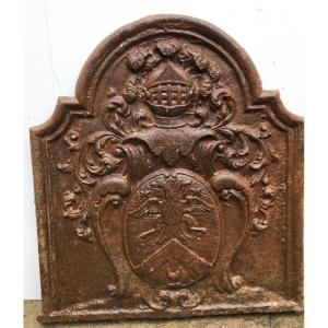 XVll Cast Iron Fireplace Plate