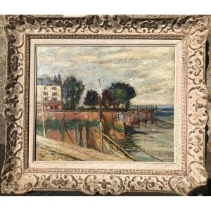 View Of The Port Of Etretat By Paul Petit