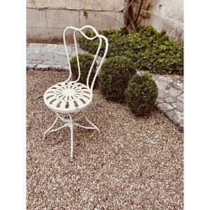 Chaise De Jardin XIXe Modèle D’arras