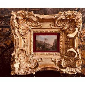 Oil On Copper - 18th Century Landscape