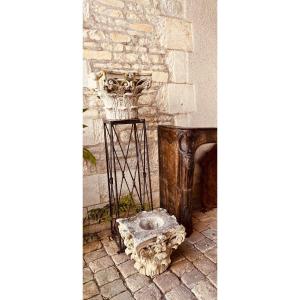 Pair Of 17th Century Stone Capitals