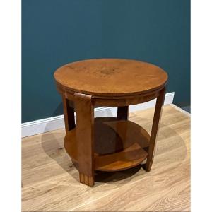 Art Deco Side Table In Thuya Burl 