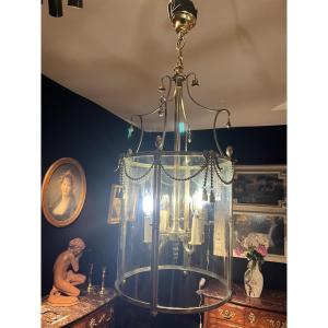 Louis XVI Style Bronze Vestibule Lantern 