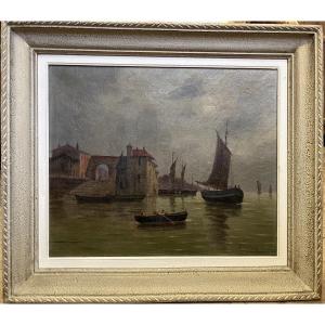 Nikolai Alexandrovich Okolowicz - Marine On Canvas