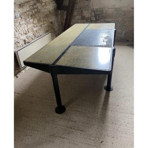 Large 80s Desk By Ferdinand Porche And Anna Castelli Ferriéri