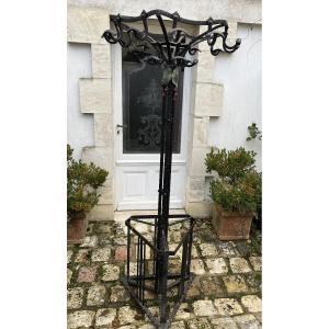Art Deco Wrought Iron Locker