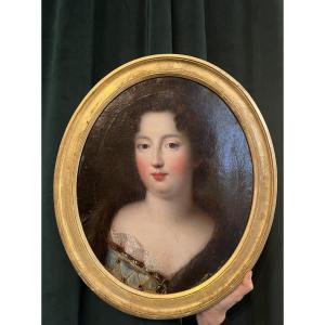 Presumed Portrait Of Mademoiselle De Blois In The Early 18th Century