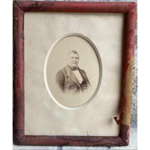 Portrait Of A Man - Photograph Signed Gustave Legray