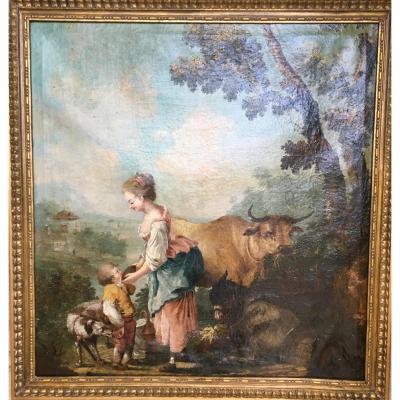 Pastoral Scene - XVIIIth.