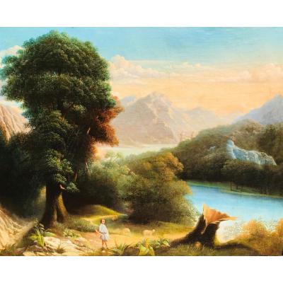 Lake Landscape - Early XIXth
