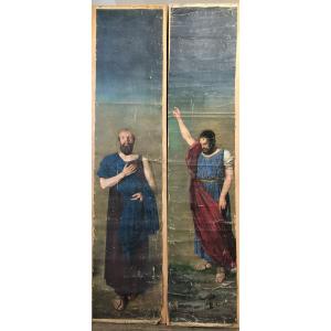 Pair Of XIXth Painting