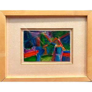 Zoutchenko Catherine (1937) Colorful Abstraction 1987