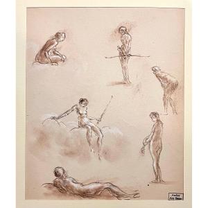 Ary Bitter (1883-1973) Study Of Diana The Huntress