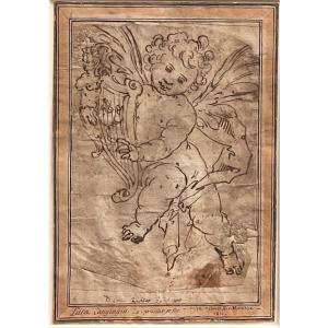 Cambiaso Luca (genoa 1527-1585) Attributed To" Musician Angel"