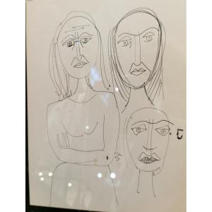Dora Maar (1907-1997) Self-portraits Pen And Indian Ink