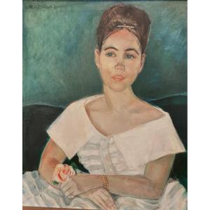 Boullard Deve Marie Antoinette (1890-1970) For The Debutantes' Ball