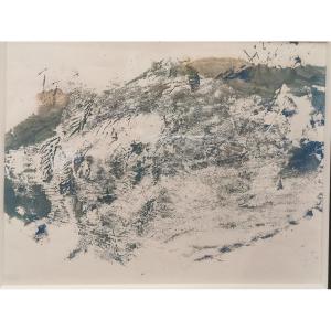 Maar Dora (1907-1997) Gouache Landscape Of Ménerbes