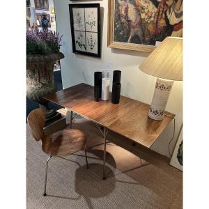 Table + 1 Ant Chair By Arne Jacobsen In Rosewood