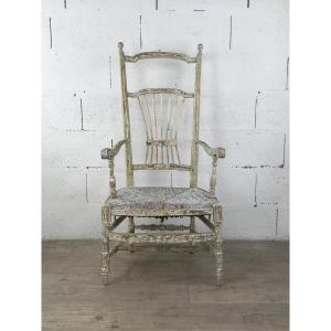 Nanny Chair In Painted Wood