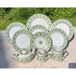 Egoiste Porcelain Tea Service For The Suite At The Hotel Ciga In Rome 40s-50s