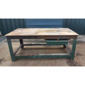 Workbench Industrial Iron Table