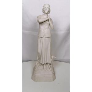 Nineteenth Joan Of Arc Biscuit Statue