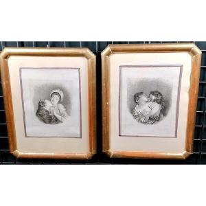 Engravings Jean Honoré Fragonard The Nineteenth Pair